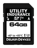 DELKIN DEVICES SE64FSTL2-3B000-3 Flash Memory Card, SDXC Card, 64 GB, UHS-I U3, V30