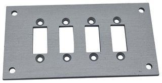 LABFACILITY FMP-4-SSPF Sensor Connector Accessory, Face Plate, Miniature SSPF Panel Mount Thermocouple Sockets