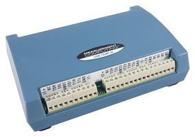 DIGILENT 6069-410-020 Data Acquisition Unit, MCCUSB-TEMP-AI, 8 Channels, 16 SPS, 5.25 V, 270 mA, 1 MHz, 35.56 mm