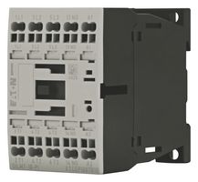 EATON MOELLER DILM7-10(24VDC)-PI Contactor, 7 A, DIN Rail, Panel, 690 VAC, 3PST-NO, 3 Pole, 3.5 kW