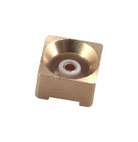 HUBER+SUHNER 82_MMBX-S50-0-3/111_NM RF / Coaxial Connector, MMBX Coaxial, Straight Jack, Surface Mount Vertical, 50 ohm, Brass