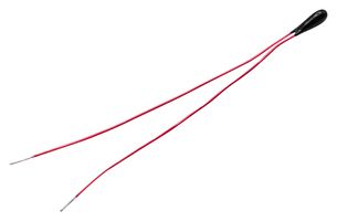 EATON BUSSMANN NRSE104F3380B1F NTC Thermistor, 10 kohm, 3380 K, Free Hanging, Wire Leaded, -30 °C to 105 °C, NRSE Series
