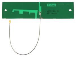 PULSE ELECTRONICS W3554B0140 RF Antenna, 4.9 GHz to 6 GHz, PCB, 3.5 dBi, 50 ohm, U.FL