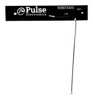 PULSE ELECTRONICS W3907B0127 RF Antenna, 3.4 GHz to 3.6 GHz, FPC, 4.2 dBi, 50 ohm, Adhesive
