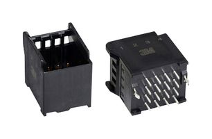 3M 3S616-62S4-B00 PP IDC Connector, Board In Connector, 3 mm, 4 Row, 16 Contacts, Through Hole Mount