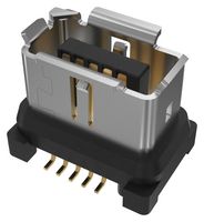 AMPHENOL COMMUNICATIONS SOLUTIONS ND9AS2400 Modular Connector, IX Type A Jack, 1 x 1 (Port), 10P10C, Cat6a, IP20