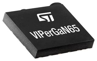 STMICROELECTRONICS VIPERGAN65TR AC / DC Converter, Flyback, 9 to 23 V in, 65 W, QFN-EP-16, -40 to 150 °C