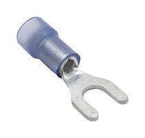 MUELLER ELECTRIC AI-50150N Fork / Spade Tongue Terminal, 16AWG to 14AWG, #8, Nylon (Polyamide)