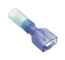MUELLER ELECTRIC AI-70208 Quick Disconnect Terminal, Male Quick Disconnect, 6.35mm x 0.81mm, 0.25" x 0.032", 16 AWG, 14 AWG