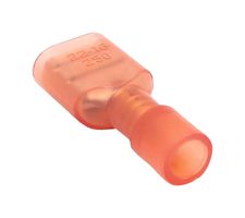 MUELLER ELECTRIC BU-190030001 Quick Disconnect Terminal, Female Quick Disconnect, 6.35mm x 0.81mm, 0.25" x 0.032", 22 AWG