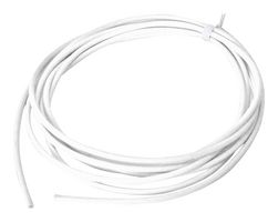 MUELLER ELECTRIC WI-M-10-25-9 Wire, Silicone, White, 10 AWG, 1050 x 0.08mm, 25 ft