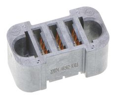 MOLEX 46562-9303 Rectangular Power Connector, 3 Contacts, Ten60 46562 Series, PCB Mount, Press Fit, 5.5 mm