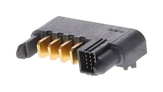 MOLEX 46437-9314 Rectangular Power Connector, R/A, 15Signal+4Pwr, 19 Contacts, Ten60 46437 Series, PCB Mount