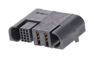 MOLEX 46436-9312 Rectangular Power Connector, R/A, 15Signal+2Pwr, 17 Contacts, Ten60 46436 Series, PCB Mount