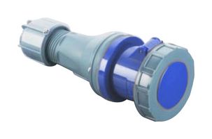 MULTICOMP PRO MP011104 Industrial Pin & Sleeve Connector, MP-CEE, Socket, 2P+E, Cable Mount, Blue, IP67, 63A, 230V