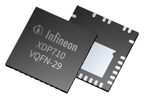 INFINEON XDP710002XUMA1 Hot Swap and System Monitoring Controller, 5.5 to 80V in, 1 Ch, MOSFET, VQFN-EP-29, -40 to 125 °C