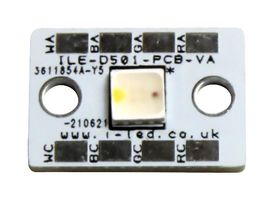 INTELLIGENT LED SOLUTIONS ILE-D501-RGBWH-SC222 LED Module, Board+LED, 1 LED, Rectangular Red/Green/Blue/White, DURIS E5050 RGBW Eco1 Series