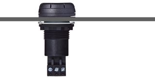 AUER SIGNAL 812510405 Buzzer, Pulse, Steady, 85 dBA, 0.04 A, 12 mm, 3.5 kHz, 24 VAC/VDC, IP65, -25°C to 60°C