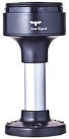 AUER SIGNAL 900583900 Tube Base, Aluminium, Plastic Foot, 250mm, Auer Signal Eco-Modul 70 Series Signal Towers