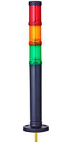 AUER SIGNAL C30-Q01 Signal Tower, Steady, Pulse/Steady, Green/Orange/Red, IP65, 24V, Modul-Compact 30 Series