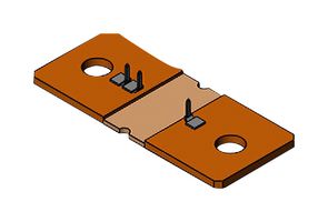 VISHAY WSBS8536L0500JK40 SMD Current Sense Resistor, 50 µohm, WSBS8536-40 Series, 3314 [8536 Metric], 50 W, ± 5%