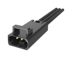 AMPHENOL COMMUNICATIONS SOLUTIONS FLHA2C008A0 Cable Assembly, BrightConnX, Wire to Board Receptacle to Free End, 2 Ways, 2.5 mm, 1 Row, 1 m