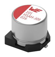 WURTH ELEKTRONIK 875585961005 Hybrid Aluminium Electrolytic Capacitor, 33 µF, ± 20%, 100 V, Radial Can - SMD, 0.04 ohm