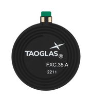 TAOGLAS FXC.35.A.DG RF Antenna, 13.56MHz, IoT / RFID, 1dB, 50ohm, Adhesive