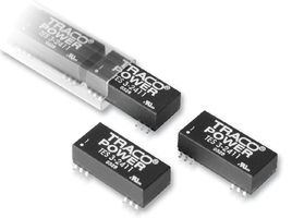 TRACO POWER TES 3-1222 Isolated Surface Mount DC/DC Converter, ITE, 2:1, 3 W, 2 Output, 12 V