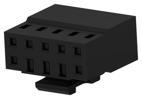 TE CONNECTIVITY 2MM-RCP-D05-BX Connector Housing, 2MM-RCP Series, Receptacle, 10 Ways, 2 mm