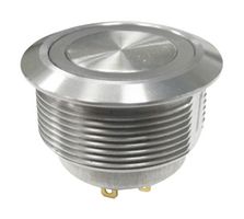 MULTICOMP PRO MPM22-A02FN-0-JR-0V Pushbutton Switch, MP Pushbutton Switches Round-Flat, 22.2 mm, SPST-NO-DM, Off-(On), Round Flat