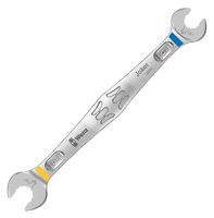 WERA 05020310001 Wrench, Double Open-End, 7mm AF Size, 111.8mm Length, Joker 6005 Series