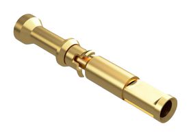 POSITRONIC FC120P2/AA-14-PA907 Rectangular Power Contact, Gold Plated Contacts, Copper Alloy, Socket, Crimp, 24 AWG