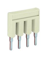 WAGO 2004-405 Jumper (Busbar), Light Gray, Insulated Jumper, Wago TOPJOB S Series 2004 Series Terminal Blocks