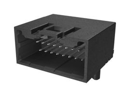 AMPHENOL COMMUNICATIONS SOLUTIONS 10168530-124KBLF Pin Header, Wire-to-Board, 1.8 mm, 2 Rows, 24 Contacts, Through Hole Right Angle