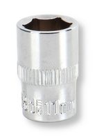 MULTICOMP PRO MP14-CRV11 Socket, Hex, 11mm, 1/4" Drive Size, Chrome Vanadium, DIN3120