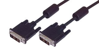 L-COM CTLDVIMMLZ-10 Audio / Video Cable Assembly, DVI-D (Single Link) Plug, DVI-D (Single Link) Plug, 10 ft, 3.05 m