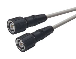 L-COM CCTN58-2B RF / Coaxial Cable Assembly, 2 ft, 609.6 mm, RG58/U, BNC Straight Plug, BNC Straight Plug, 50 ohm