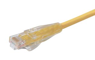 L-COM TRD815CRY-10 Ethernet Cable, Cat5e, RJ45 Plug to RJ45 Plug, UTP (Unshielded Twisted Pair), Yellow, 3.05 m