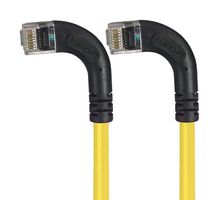 L-COM TRD815RA9Y-3 Ethernet Cable, Cat5e, 90° RJ45 Plug to 90° RJ45 Plug, UTP (Unshielded Twisted Pair), Yellow
