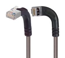 L-COM TRD815SRA13GRY-10 Ethernet Cable, Cat5e, 90° RJ45 Plug to 90° RJ45 Plug, FTP (Foiled Twisted Pair), Grey, 3.05 m