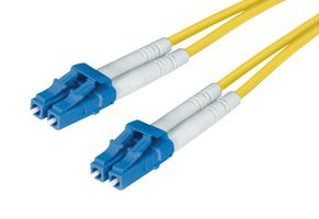 L-COM SFODZLCCL-10 Fibre Optic Cable, Singlemode, 2 Fibres, 9µm/125µmDia, LC-LC Duplex, 10m