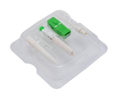 L-COM SOC-SC-SMA-09WH-10PK Fiber Optic Connector, SC, Singlemode, 0.9mm