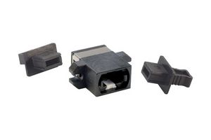 L-COM FOA-MPOFB Fiber Optic Adapter, MPO, MPO, Jack, Jack, Straight Panel Adapter