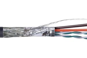L-COM U3D00001-2000F Multicore Cable, Screened, 1 Core, 22 AWG, 2000 ft, 609.6 m