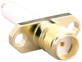 TE CONNECTIVITY - LINX CONSMA018-15-G RF / Coaxial Connector, SMA Coaxial, Straight Flanged Jack, Solder, 50 ohm, Beryllium Copper