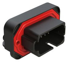 AMPHENOL SINE/TUCHEL AT13-18PB-BM03BK Automotive Connector, AT Series, Right Angle Panel Mount Receptacle, 18 Contacts, PCB Pin