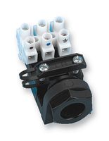 ABB - THOMAS & BETTS 690/47/4003T(NL) Panel Mount Barrier Terminal Block, 2 Row, 3 Ways, 10 A