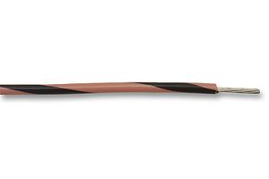 PRO POWER MC6A-16/0.2T2-PKBK-100 Wire, Stranded, Equipment, PVC, Black, Pink, 16 x 0.2mm, 328 ft