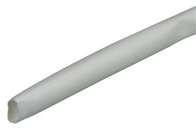 PRO POWER CGFC-6/2-9 Heat Shrink Tubing, Flexible, Fluid Resistant, 3:1, 0.236 ", 6 mm, White, 23 ft, 7 m